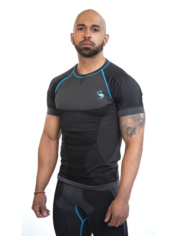 Stark Soul® Kurzarm Funktionsshirt Seamless, Base Layer in Grau