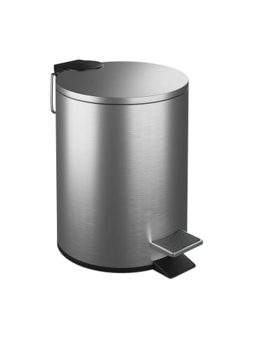 relaxdays Kosmetikeimer in Silber - 3 Liter