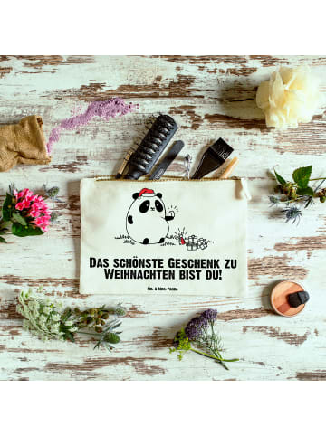 Mr. & Mrs. Panda Etui Panda Weihnachtsgeschenk mit Spruch in Weiß