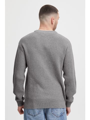 !SOLID Rundhalspullover SDGorell 21301076-ME  Modischer grober Strickpullover mit weitem Schnitt in Grau