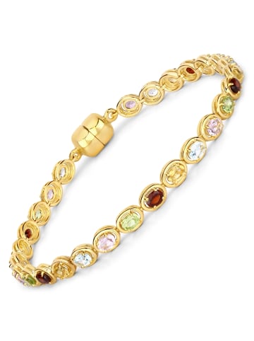 Rafaela Donata Armband Sterling Silber Amethyst in gelbgold