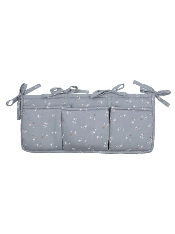 müsli Babybettorganizer in Jasmin blue/ Balsam cream/ Walnut