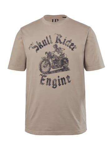 JP1880 Kurzarm T-Shirt in steingrau