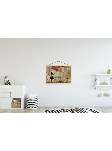 MuchoWow Poster mit Leiste Ballon