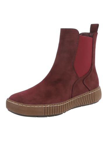 Ital-Design Stiefelette in Weinrot