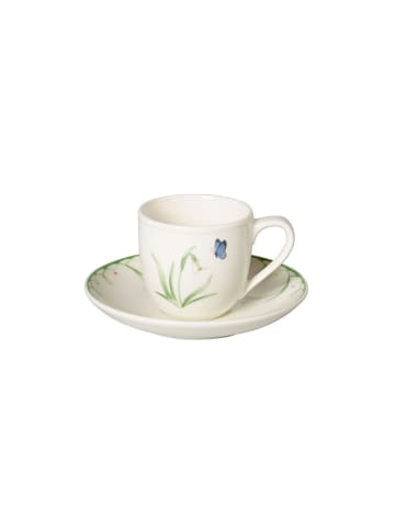Villeroy & Boch Espressotasse mit Untertasse Colourful Spring 100 ml in bunt