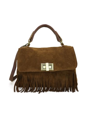 Harpa Schultertasche Boho in autumn cognac