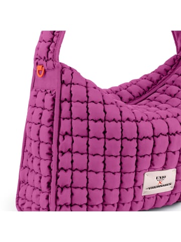 Les Visionnaires Unio Hobo Schultertasche 47 cm fuxia