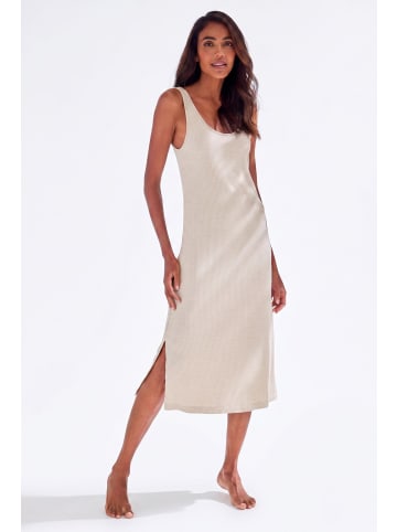s.Oliver Nachthemd in beige-meliert