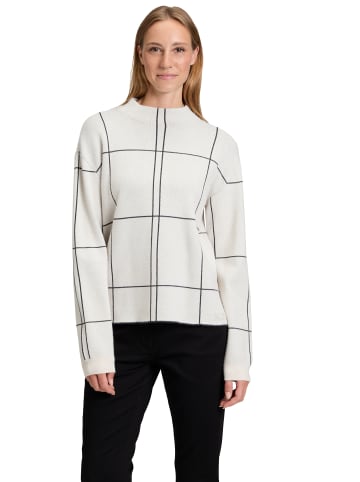 Betty Barclay Strickpullover kariert in Patch Beige/Grey