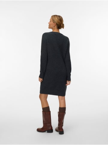 Vero Moda Strickkleid in Dark Grey Melange