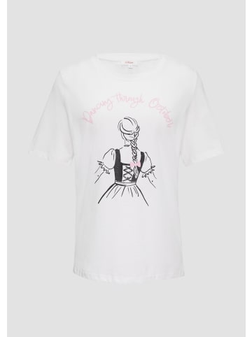 s.Oliver T-Shirt in 01D3_weiß
