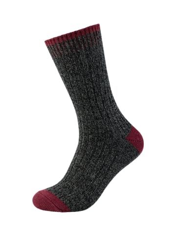 camano Socken 2er Pack warm & cozy in Schwarz mix