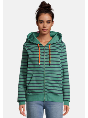 Salzhaut Sweatjacke für Damen in grün