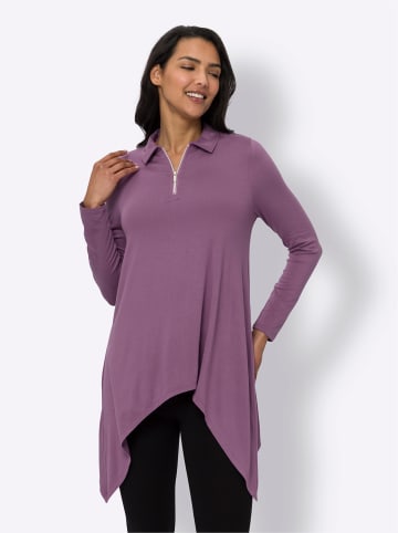 Sieh an! Longshirt in violett