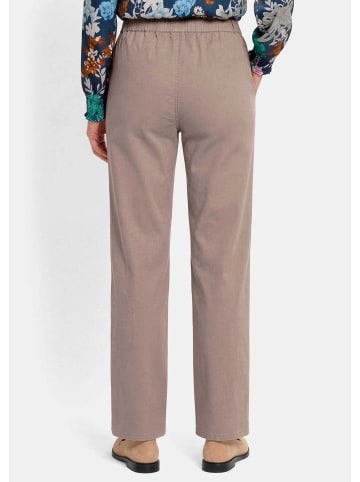 GOLDNER Bequeme Jeanshose VERA in taupe