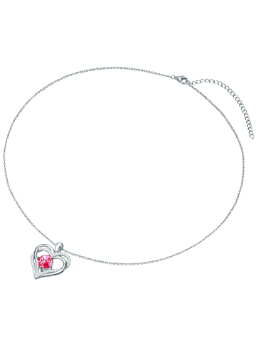 Rafaela Donata Halskette Herz aus Sterling Silber mit Kristallen von Swarovski® in silber