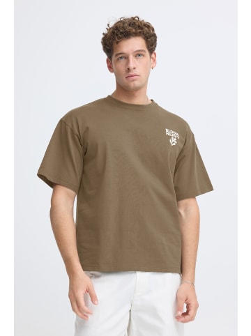 CASUAL FRIDAY Rundhalsshirt CFRude in Dunkelbraun