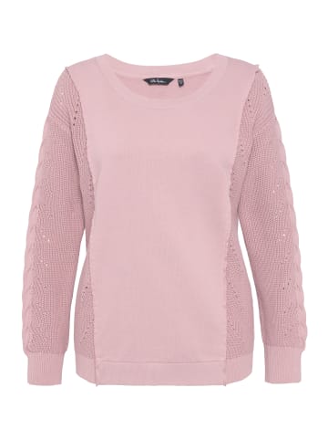 Ulla Popken Sweatshirt in Alt Rosa