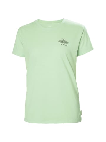 Helly Hansen T-Shirt SKOG Recycled Graphic in Hellgrün