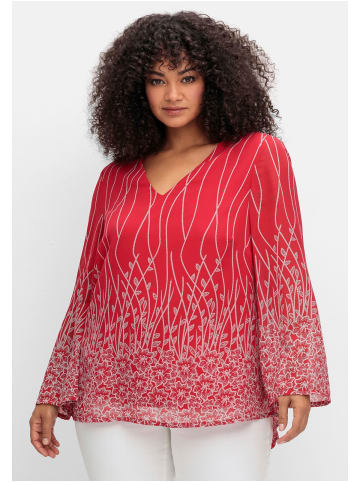 sheego by Joe Browns Tunika in rot gemustert