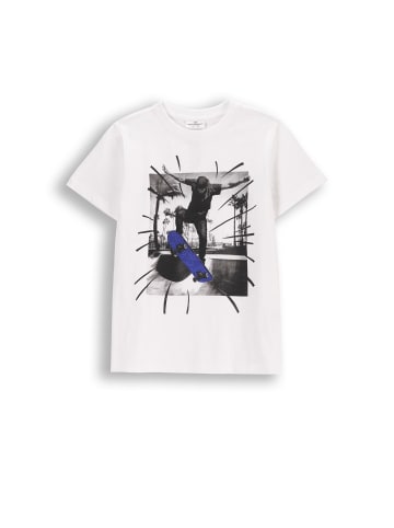 Coccodrillo T-Shirt mit kurzem Ärmel in weiß