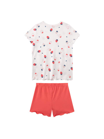 Sanetta Pyjama in Rosa/Beige