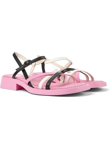 Camper Sandalen " Dana Twins " in Rosa / Schwarz