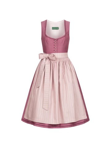 Country Line Midi Dirndl in Rosa