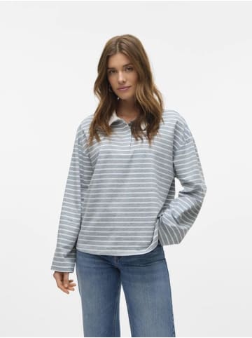 Vero Moda Langarmshirt in Light Grey Melange