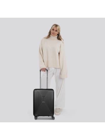 Redolz Essentials 14 4-Rollen Kabinentrolley 55 cm slim black metallic
