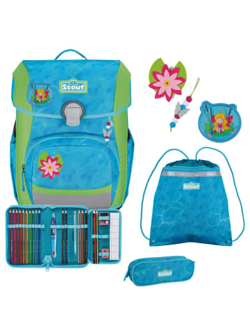 Scout Neo DIN - Schulranzen Set 4tlg. (Action) in Water Lily