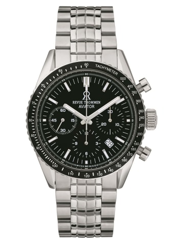 Revue Thommen Analoguhr für Herren in Schwarz
