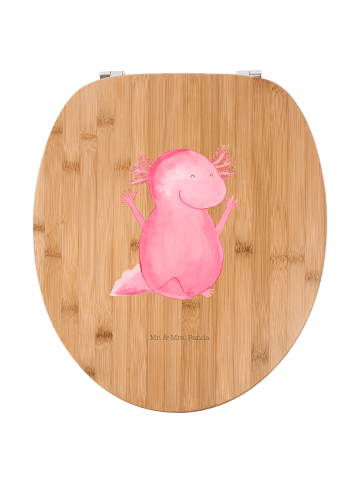 Mr. & Mrs. Panda klo deckel Axolotl Hurra ohne Spruch in Braun