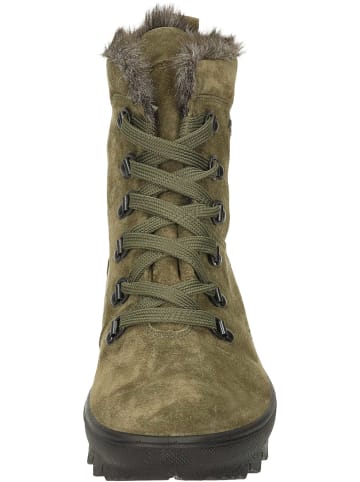 Legero Schnürstiefeletten, Winterstiefel, Winterstiefeletten in grün