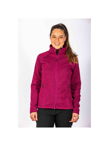 Maul Sport Strickfleecejacke Brixen in Lila