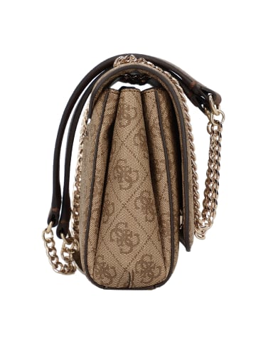 Guess Noelle II Umhängetasche 24 cm in latte logo-brown