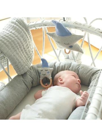 nordic coast company  Baby Rassel Stern mit Knistermütze und Beißring