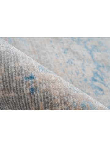Arte Espina Kurzflor Teppich Baroque 325 in grau - türkis - rechteckig