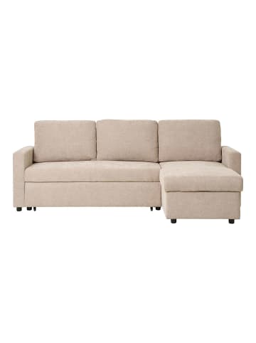 ebuy24 Schlafsofa Belfast Sandfarbe 150 x 218 cm