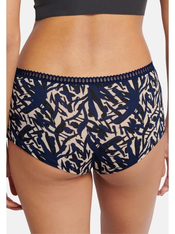 Sloggi Short Slip GO Crush in Schwarz / blau