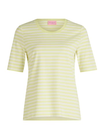 Betty Barclay Basic Shirt mit Streifen in Green/Cream