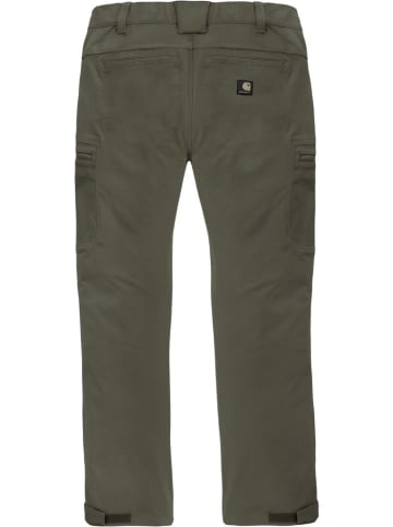 CARHARTT  Arbeitshose "Slim Tapered Mid Tier Pant" in Grün