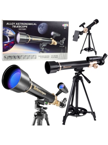 Wisam® Pädagogisches astronomisches Aluminium-Teleskop mit Stativ