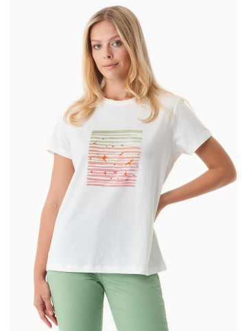 Organication T-Shirt "WOR17234" in Cremeweiß