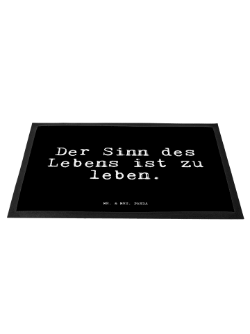 Mr. & Mrs. Panda fußmatte Der Sinn des Lebens... mit Spruch in Schwarz