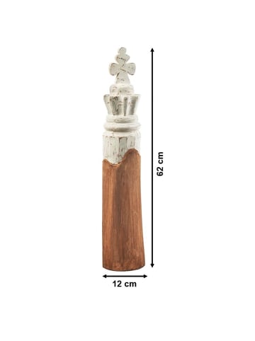 kobolo Dekofigur CHESSKING in Braun