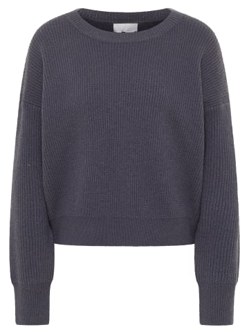 RISA Damen Strick Pullover in Graublau