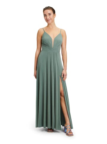 Vera Mont Abendkleid mit Lurexfaden in Mint/Silver