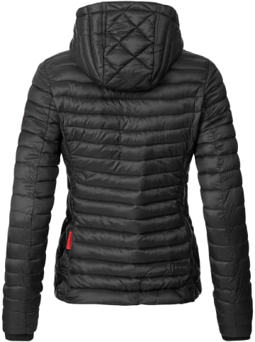 Marikoo Steppjacke Samtpfote in Schwarz